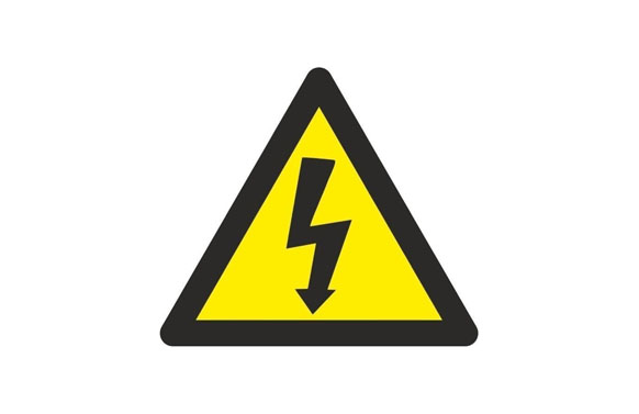 SEÑAL ALUMINIO TRIANGULO CON R