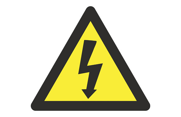 SEÑAL ALUMINIO TRIANGULO CON R