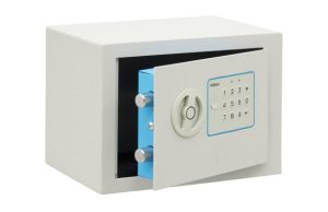 CAJA FUERTE SOBREP. BLUE BLANC