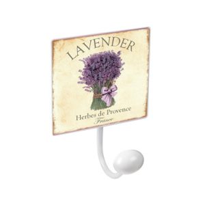 PERCHA PARED PORC. LAVANDA 1 P
