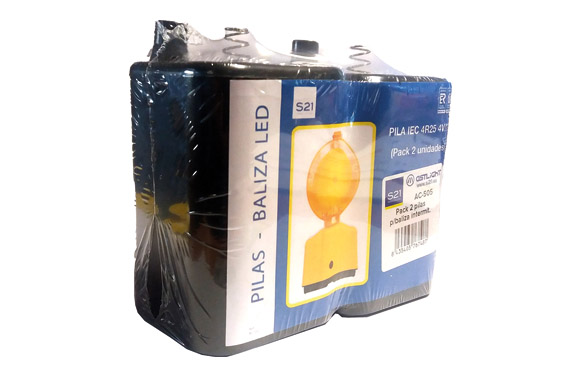 BATERIA PACK BALIZA 4R25 6V 7A