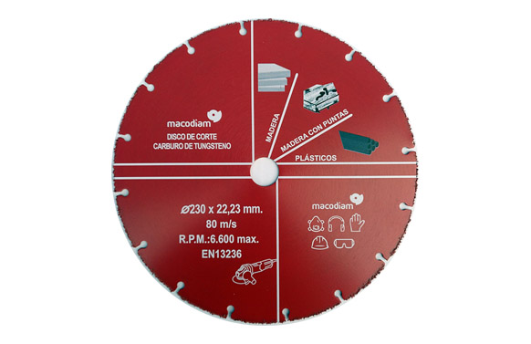 DISCO CORTE 230MM MACKSUPER230