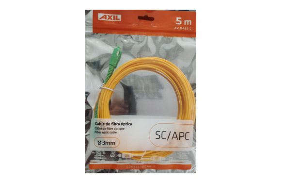 CABLE FIBRA OPTICA CONECTOR SC