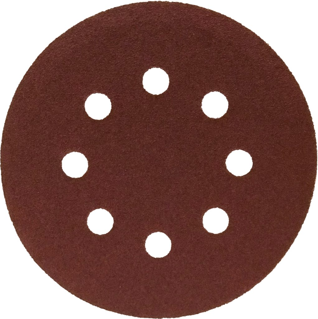 DISCO PAPEL Ø 125 P80 8 AGUJER
