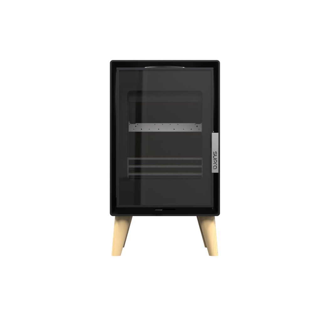 ESTUFA LEÑA JACCO NEGRA 42X74,