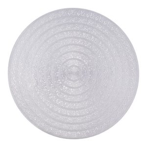 MANTEL METALIZ 38CM PLATA 5427