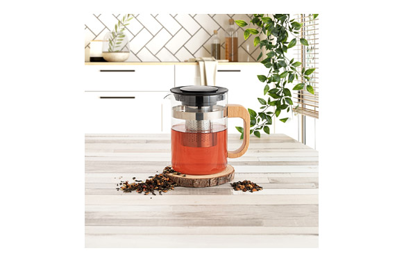 TETERA VIDRIO INOX 0,8L 542704