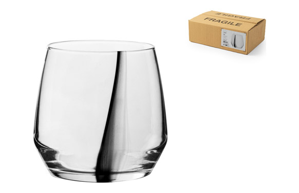 VASO VIDRIO DECORADO INK 37 CL