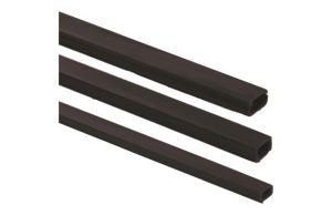 MINICANALETA ADHESIVA NEGRO 10