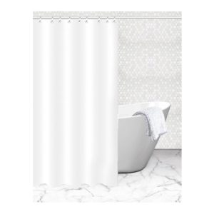 CORTINA BAÑO NIEVE 200X180CM