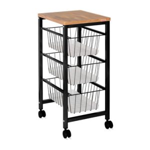 VERDULERO 3 CESTAS SOBRE MADER