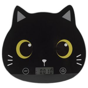 BALANZA COCINA GATO - NEGRO 24