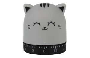 TEMPORIZADOR COCINA GATO GRIS