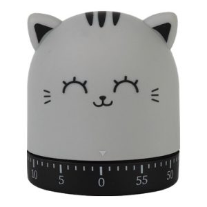 TEMPORIZADOR COCINA GATO GRIS