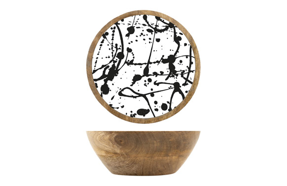 BOL MADERA MANGO DECORADO 15CM