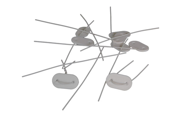 FIJACION CAÑIZO PCV BLANCO 26