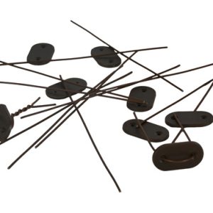 FIJACION CAÑIZO PCV MARRON 26