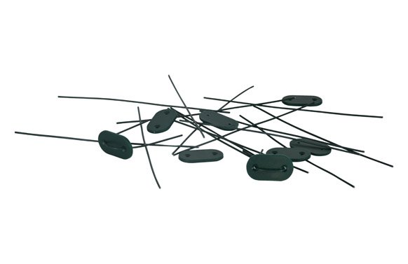 FIJACION CAÑIZO PCV VERDE 26 U