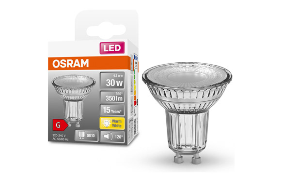 BOMBILLA GU10 LED 4,3W 350LM 2