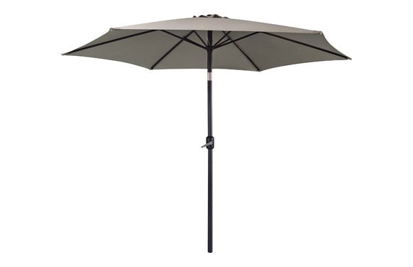 PARASOL ALUM INCL TAUPE 3M TUB