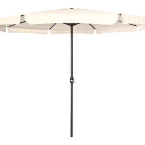 PARASOL ALUM BEIGE CON FALDON