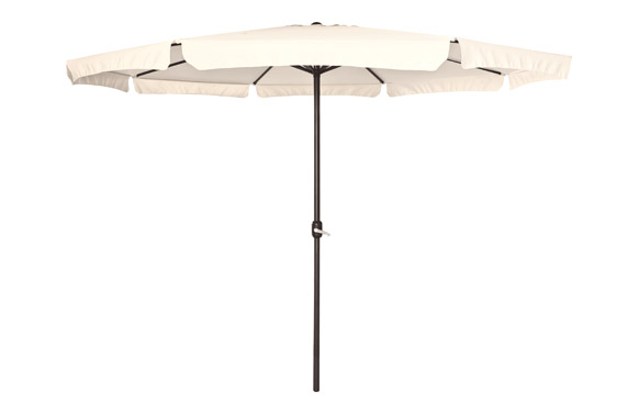 PARASOL ALUM BEIGE CON FALDON