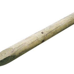 POSTE MADERA REDONDO CON PUNTA