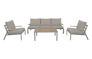 CONJUNTO CAFE ACERO SAND