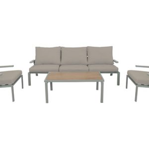 CONJUNTO CAFE ACERO SAND