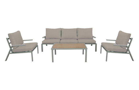 CONJUNTO CAFE ACERO SAND