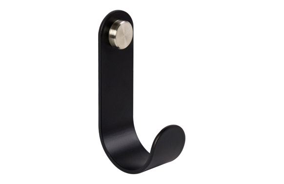 GANCHO BOTON INOX NEGRO