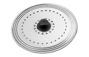 TAPA INOX SALPICADURAS Ø52CM