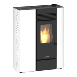 ESTUFA PELLET APIA BLANCA 10 K