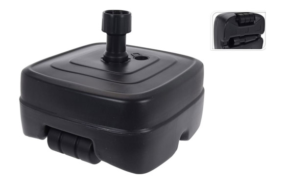 PIE PARASOL CUADRADO C/RDA 48X