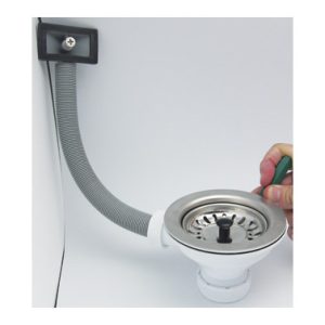 VALVULA CESTA TAPON INOX Ø115