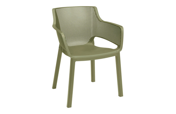 SILLON RESINA ELISA VERDE