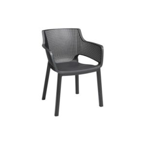 SILLON RESINA ELISA ANTRACITA