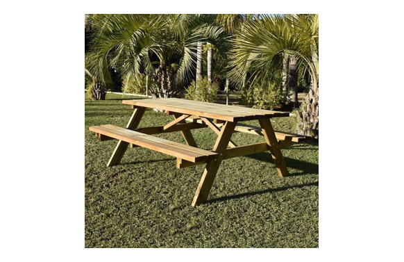MESA PICNIC BANCOS ABAT.117X15