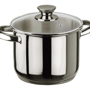 OLLA ECCO INOX TAPA CRISTAL 16