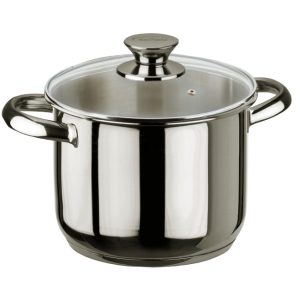 OLLA ECCO INOX TAPA CRISTAL 24