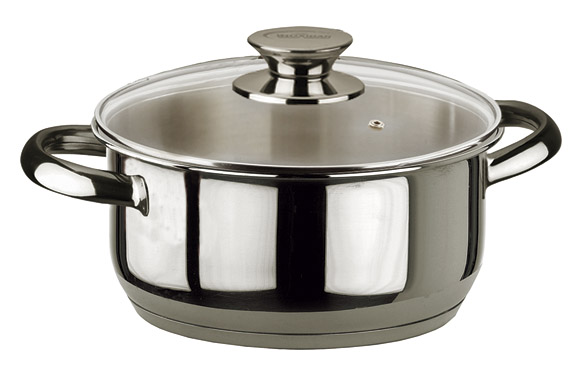 CACEROLA ECCO INOX TAPA CRISTA