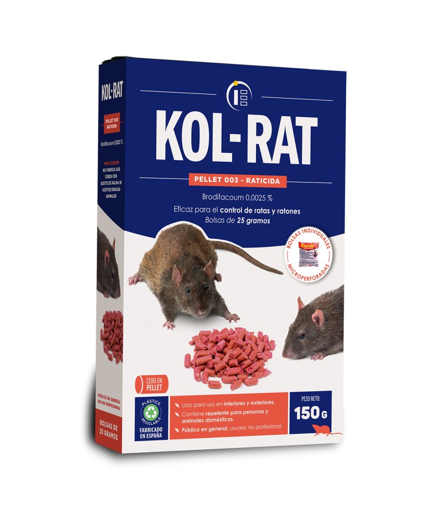 RATICIDA EN PELLET KOL-RAT 6X2