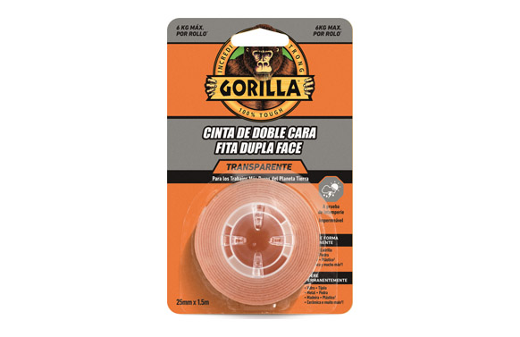 CINTA DOBLE CARA GORILLA 1,5MX