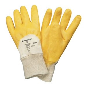 GUANTE NITRILO LABIO AMARILLO