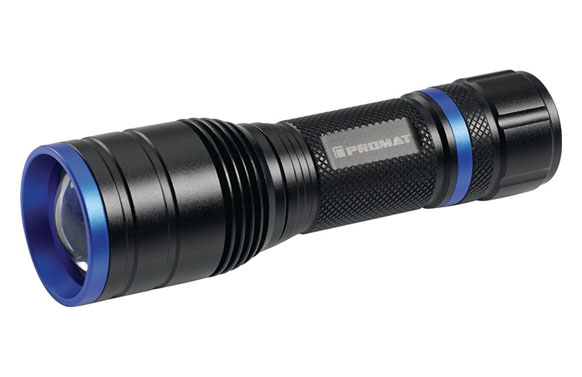 LINTERNA LED 4,5 V NEGRA 40008