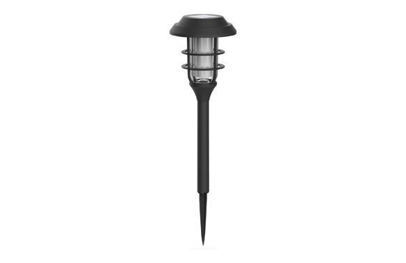 BALIZA SOLAR LED NEGRA IP44