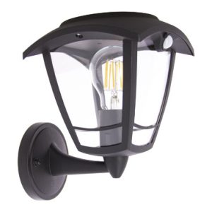 APLIQUE SOLAR NEGRO RETRO LED