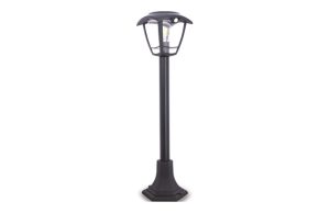 FAROLA SOLAR RETRO NEGRA LED I