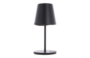 LAMPARA DE MESA DE METAL NEGRO