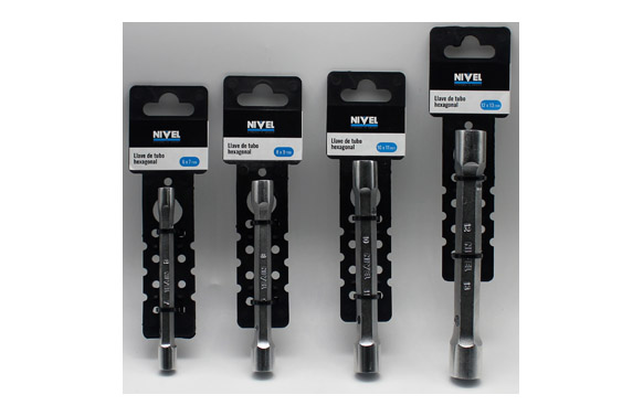 LLAVE TUBO HEXAGONAL 8 – 9 MM